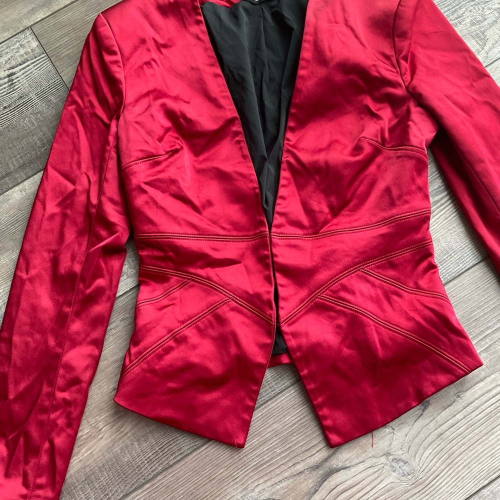bebe Red blazer - Picture 2 of 9